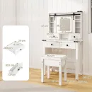 Toaletka-z-lustrem-LED-i-szklana-gablotka-oraz-taboretem-1.webp